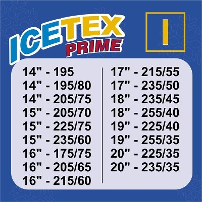 CADENAS DE NIEVE TEXTIL ICETEX Talla I 