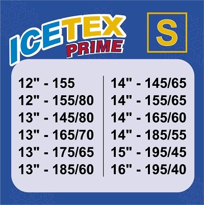 CADENAS DE NIEVE TEXTIL ICETEX Talla S 