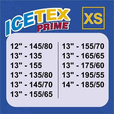 CADENAS DE NIEVE TEXTIL ICETEX Talla XS 