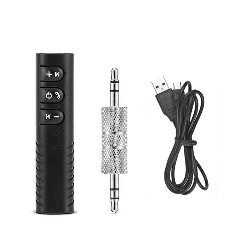 Adaptador de receptor de Audio y música para coche, Kit de manos libres inalámbrico, AUX, estéreo, Mini Jack de 3,5mm, Bluetooth, para altavoces y auriculares Z2, 3,5mm 