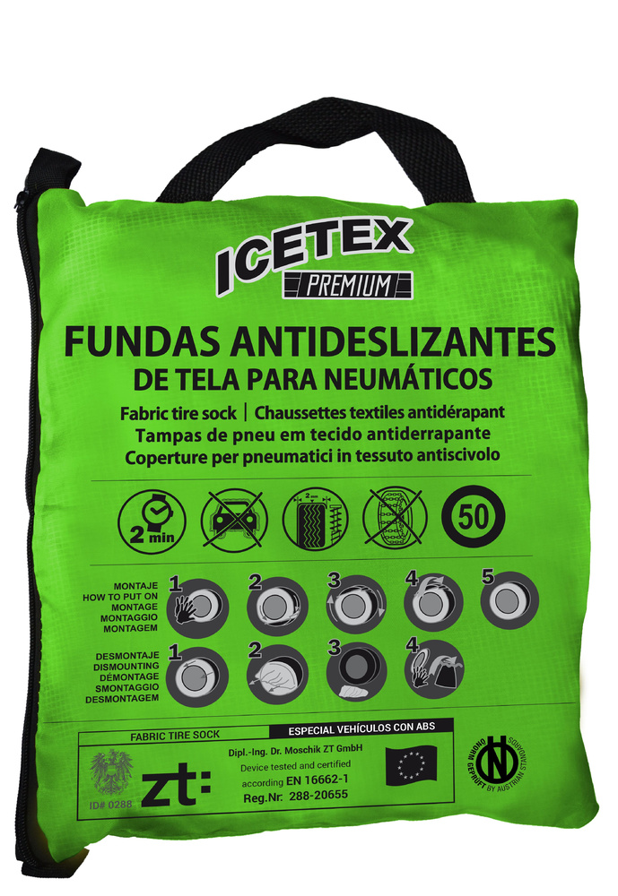 CADENAS DE NIEVE TEXTIL ICETEX 