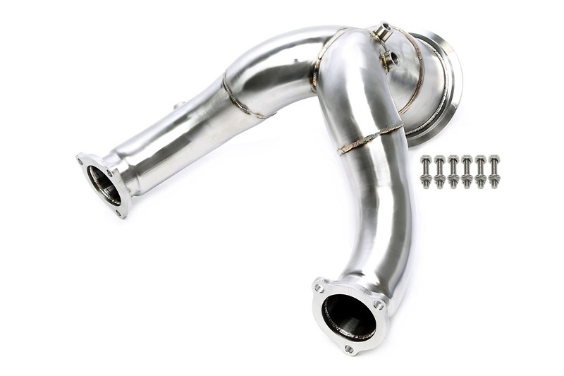 Downpipe con catalizador apto para Audi A4-S4, A5-S5 tipo W8-B9 