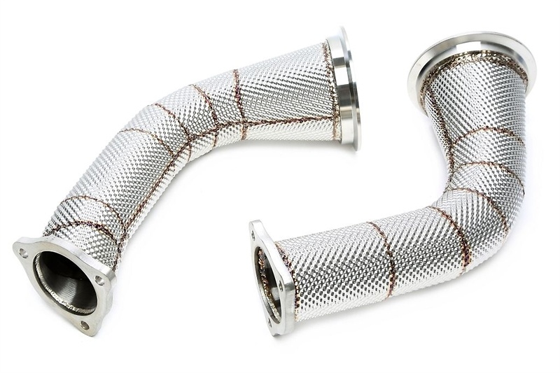 Downpipe con pantalla térmica para Audi A4-​RS4, A5-​RS5 tipo B9 