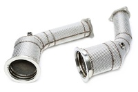 Downpipe con pantalla térmica y catalizador apto para Audi A4-​RS4, A5-​RS5 tipo B9