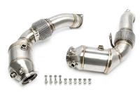 Downpipe para motores BMW 5 series F10/11/07, 6 series F12/F13, 7 series F01/02/03, X5 E70, X6 E71 - N63